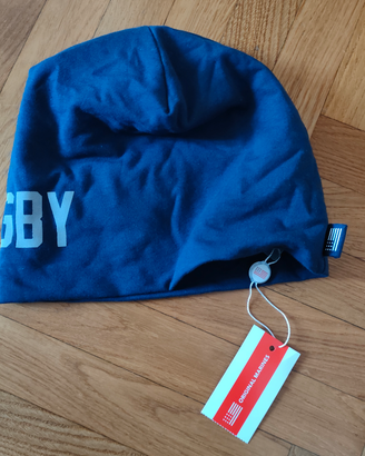 Cappellino morbido blu NUOVO taglia 60 (10/12 an