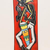 Piastra decorativa ceramiche Giulianelli anni 60