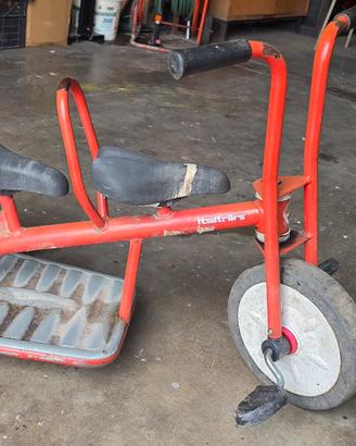 Italtrike triciclo vintage biposto originale '80