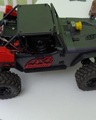 Crawler scala 1:12 con radiocomando e batterie