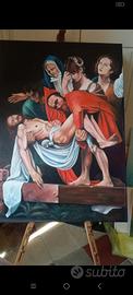 la deposizione  del Caravaggio 