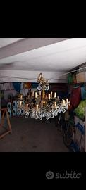 LAMPADARIO A GOCCE DI BOEMIA 