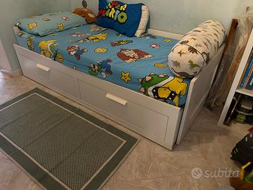 Letto singolo IKEA BRIMNES 200x80