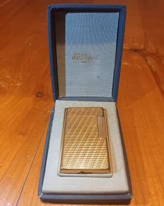 Accendino Dupont Vintage placcato in oro