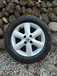 4 Cerchi in lega Nissan Note 2006 completi di gomm