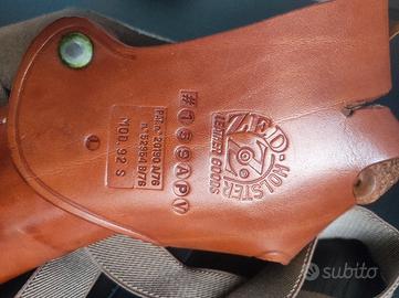 Fondina per pistola ascellare in cuoio ZED Holster