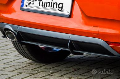 DIFFUSORE POSTERIORE PER RENAULT CLIO 5 2019 NERO