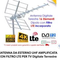 antenna TV e amplificatore segnale 