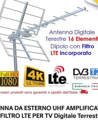 antenna TV e amplificatore segnale 