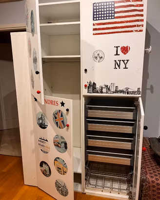 IKEA METOD – 2 mobili alti 220 cm con cassetti