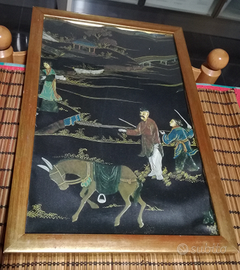 Cornice dorata in legno