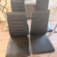 4 Sedie Ecopelle nuove 60 euro