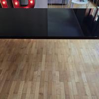 Tavolo vetro nero MDF