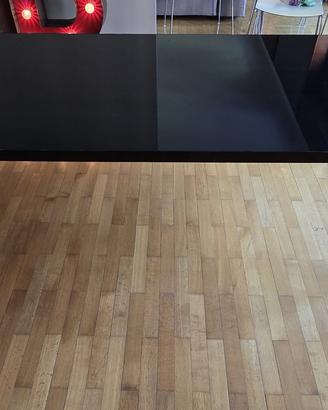 Tavolo vetro nero MDF