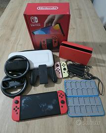 Nintendo Switch Oled Mario Edition + Accessori