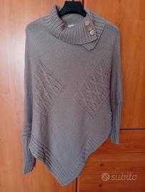 maglione poncho donna casual 