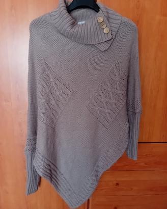 maglione poncho donna casual 