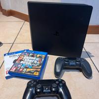PS4 Slim 500GB + 2 Controller + Giochi