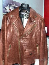 Giubbotto chiodo in vera pelle, camoscio, altri