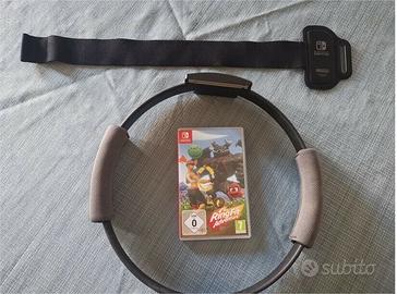 NINTENDO SWITCH + GIOCO RING FIT ADVENTURE