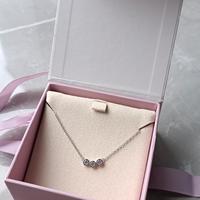 Collana in argento punti luca - Mabina