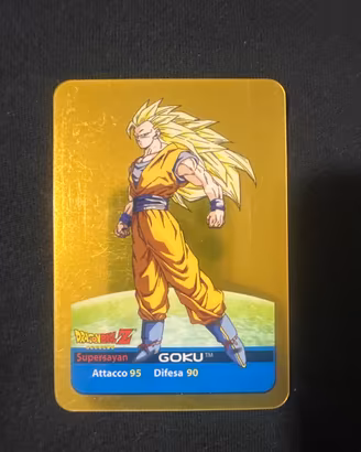 Lamincards dragonball serie oro GOKU