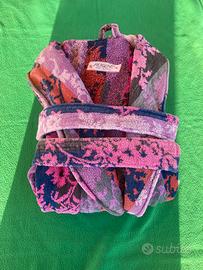 Accappatoio vintage spugna cotone multicolor L/XL