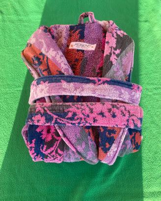 Accappatoio vintage spugna cotone multicolor L/XL