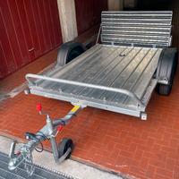 Rimorchio Carrello per 3 moto / cose Cresci PT4 sf