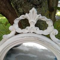 SPECCHIO SHABBY CHIC BIANCO ANTICATO 