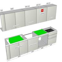 Cucina Nuova Lineare 285cm