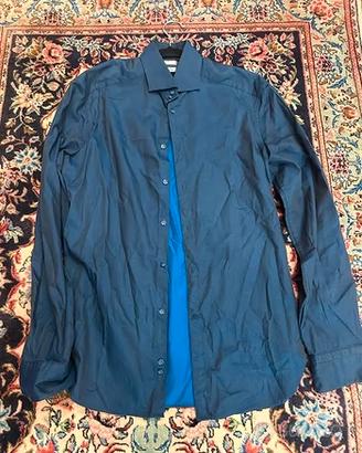Camicia Camicissima Trendy - Blu Scuro a MicroPois