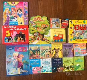 Libri 18 pezzi ( peppa pig, tony wolf, barbapapa’)