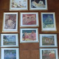 Quadri (stampe incorniciate di pittori famosi)