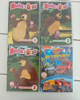 DVD Masha e Orso e Blaze