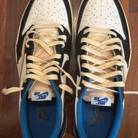 Air Jordan Travis Scott Low Blu e bianche
