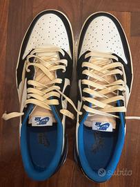 Air Jordan Travis Scott Low Blu e bianche