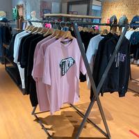 Stand appendiabiti in ferro e legno