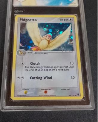 Pokemon! Pidgeotto reverse holo graad 8