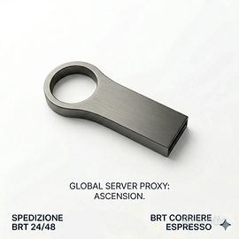 Chiavetta USB 64GB Metallo Satinato