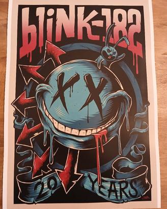 poster Blink 182 stampa decorativa formato A3 