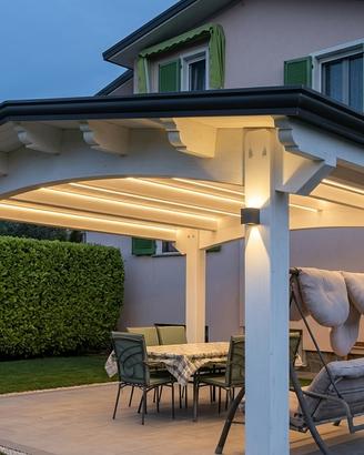 Gazebo in legno lamellare