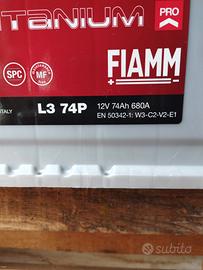 batteria FIAMM L3 74P 12V 74Ah 680A