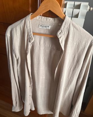 Camicia di lino a maniche lunghe