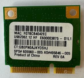 Scheda WiFi Wireless Atheros AR5B95 Half Mini PCI-