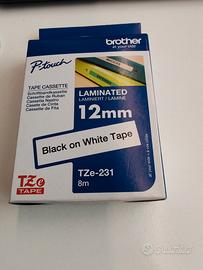 etichette per brother Tape Cassette 12mm