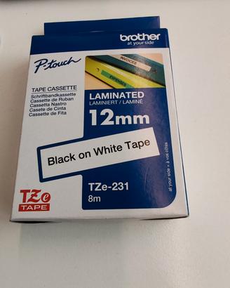 etichette per brother Tape Cassette 12mm
