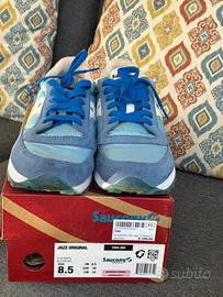 Scarpe donna sneaker saucony jazz n40 azzurre