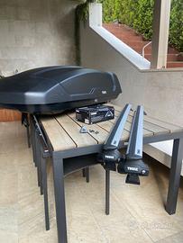 Box Thule Force XTL + sbarre e kit Evo Clamp 7105