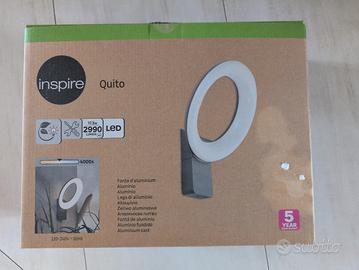 Applique LED da esterno Inspire Quito 4000K nuova